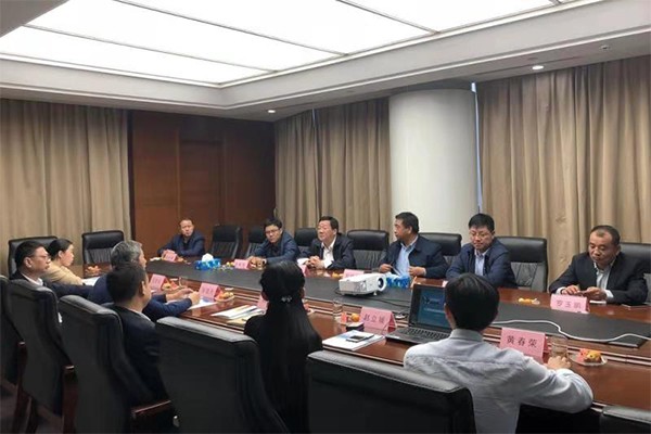 宁夏吴忠市太阳山开发区考察组到公司考察